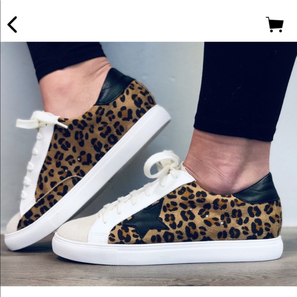 nature breeze leopard sneakers